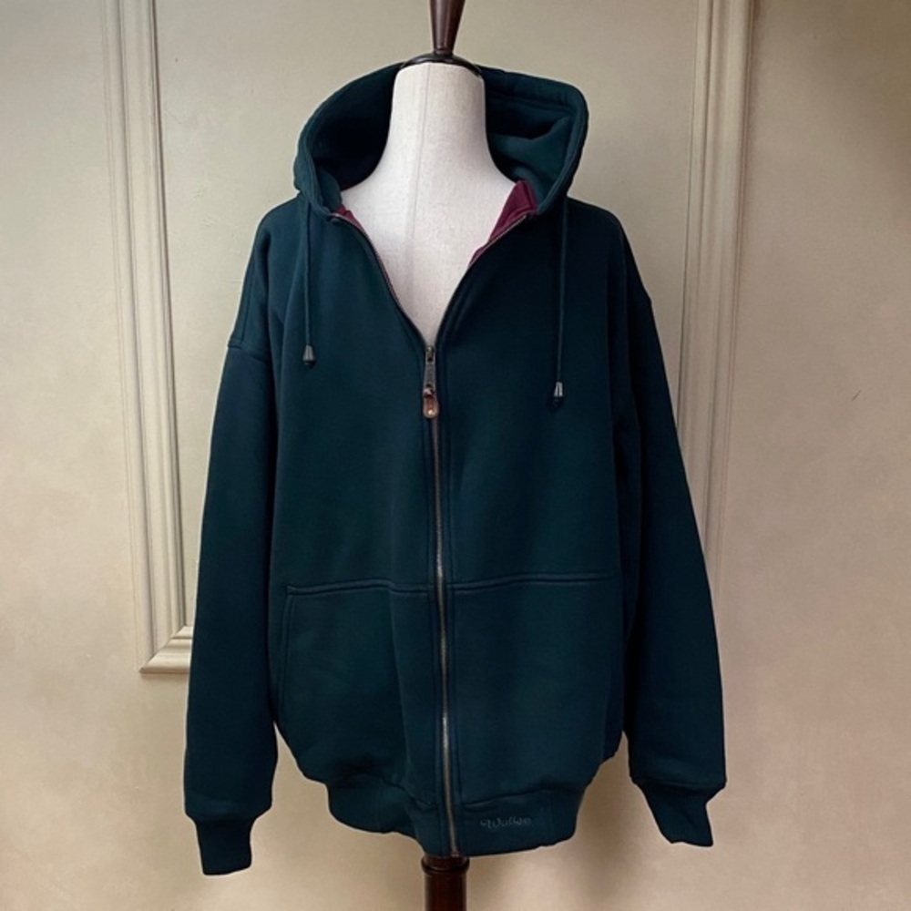 Walls Thermal Lined Heavy Weight Full Zip Hooded Chore Jacket
